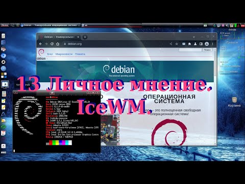 Видео: 13 Личное мнение. IceWM.