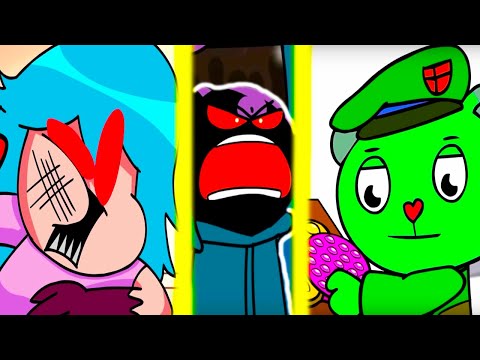 Видео: ТОП МУЛЬТИКИ FRIDAY NIGHT FUNKIN ! STRESS but Every Turn Another Character Sing It