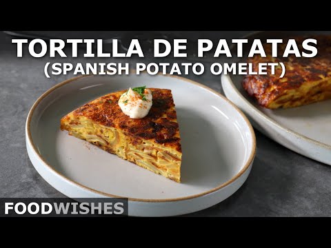 Видео: Tortilla de Patatas | Испанский картофельный омлет | Пожелания к еде