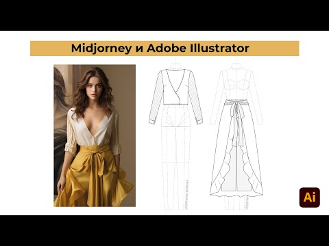 Видео: Midjorney и Adobe Illustrator - используем нейросети в дизайне одежды