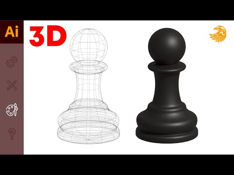 Видео: Как сделать 3D в иллюстраторе #Orlovillustrator | Уроки adobe illustrator