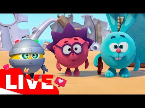 Видео: 🔴 ПРЯМОЙ ЭФИР! LIVE Смешарики 3D Новые приключения!