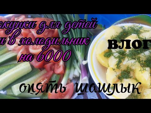 Видео: 💥покупки на 6000💣 опять отдыхаем, приехали гости, жарим шашлык