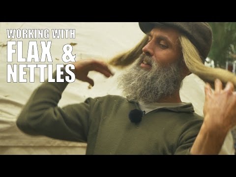 Видео: Работа со льном и крапивой