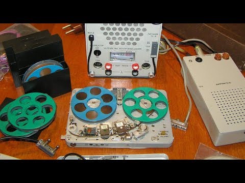 Видео: Диктофон Яхта-1М / Явiр-1 - Yacht-1M - Tape Recorder. Replica Nagra SNST