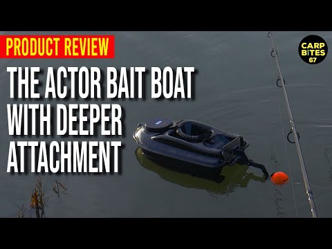 Видео: Мой первый кораблик для прикормки — The Actor Bait Boat с Deeper Pro + для ловли карпа
