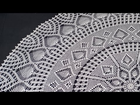 Видео: Скатерть крючком. Первая часть.  #скатерть  #crochet