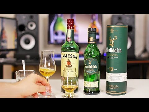 Видео: Glenfiddich 12 (Гленфиддик 12 лет) В чем отличие односолодового виски от купажированного ?