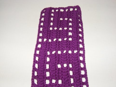 Видео: Греческий узор крючком. Greek crochet pattern