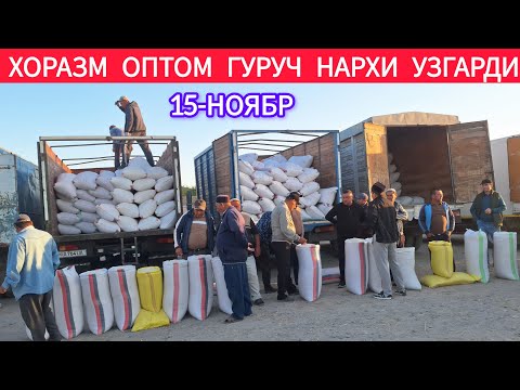 Видео: ХОРАЗМ ОПТОМ ГУРУЧ БОЗОР НАРХИ УЗГАРДИ! 15 НОЯБР 2025-ЙИЛ