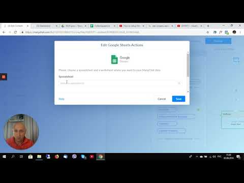 Видео: ManyChat  интеграция с Google Sheets