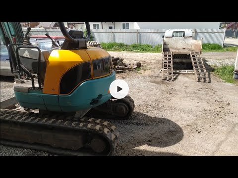 Видео: очередное ТО мини экскаватора kubota