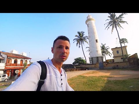 Видео: Шри-Ланка. Из Хиккадувы в Галле. Хиккадува бич. Форт Галле #95