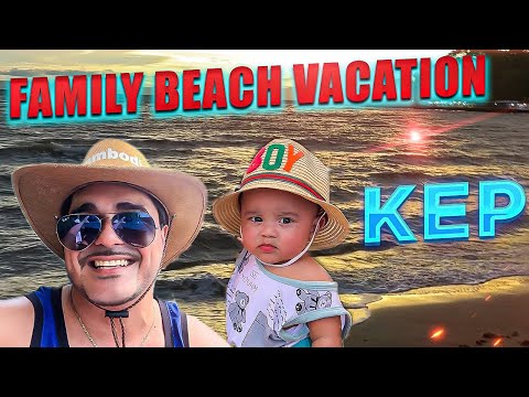 Видео: Экспат из Камбоджи едет на пляж Кеп на семейный отдых. Отдых на пенсии в Камбодже? День отпуска №4