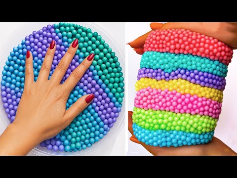 Видео: Расслабляющие АСМР-видео со слаймом для сна | Satisfying Slime No Talking ASMR 3756