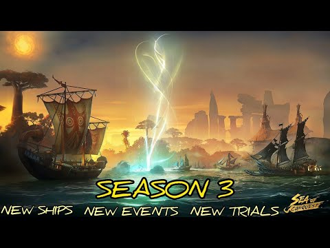 Видео: НОВЫЕ КОРАБЛИ, ВЫЗОВЫ, ИВЕНТЫ + РОЗЫГРЫШ В SEA OF CONQUEST | NEW SHIPS, TRIALS + GIVEAWAY (ENG SUB)
