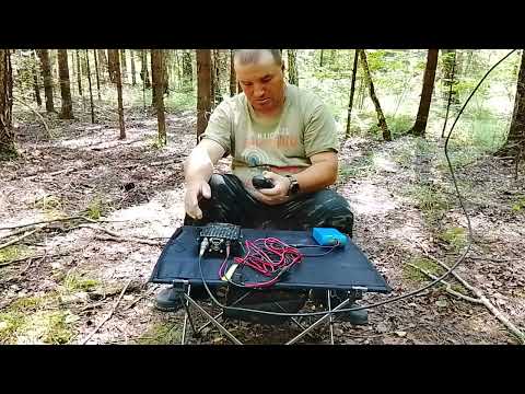 Видео: Радиовылазка с радиостанцией TYT th 8600