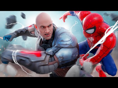 Видео: ЧЕЛОВЕК ПАУК 🆚 СКАЛА в Фортнайт!