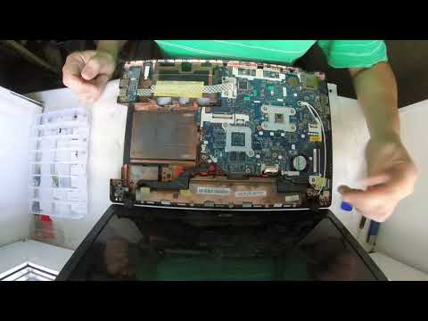 Видео: Ноутбук Acer Aspire 5750 model: P5WE0 Разборка и чистка
