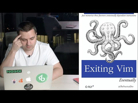 Видео: А есть ли вообще способ выйти из Vim? Как уничтожить Vim, если он внезапно открылся?