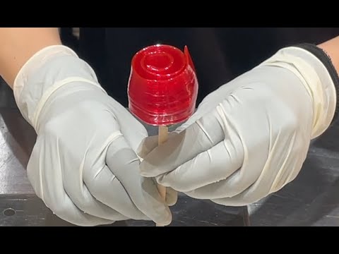Видео: [PAPABUBBLE] Цветок розы из конфет