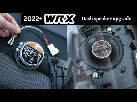 Видео: Обновление динамиков на приборной панели WRX 2022. Установка обзора 3,5-дюймового динамика Infini...