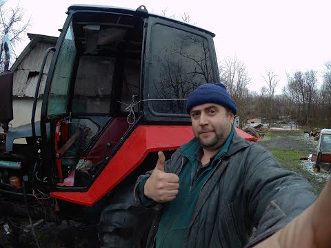 Видео: ЮМЗ - 6 Рестайлинг, наконец кабина нового образца стала место кабины старого образца на трактор!