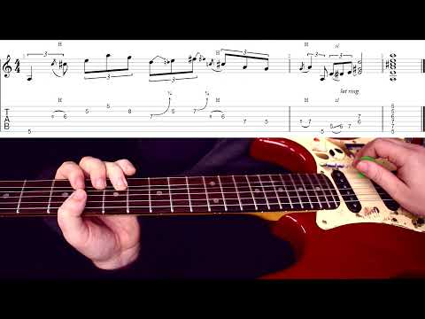 Видео: Texas Блюз. Несложный Lick Разворот в Ля мажоре. Разбор.
