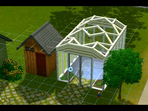 Видео: Sims 3 — как построить теплицу.