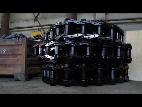 Видео: Производство башмаков, цепей, гусениц в Техтроне