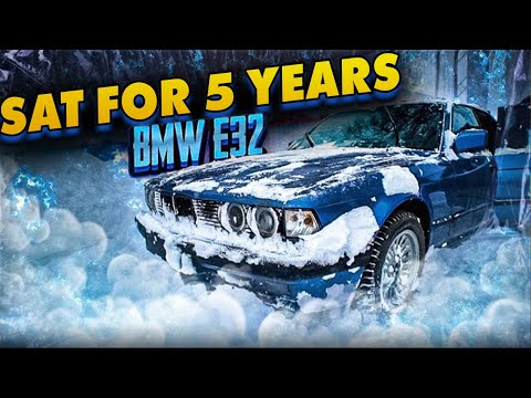 Видео: Детейлинг и чистка BMW E32, который годами простоял на улице