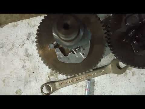 Видео: двигатель лифан бьёт отдачу в обратку. замена распредвала , декомпрессора.