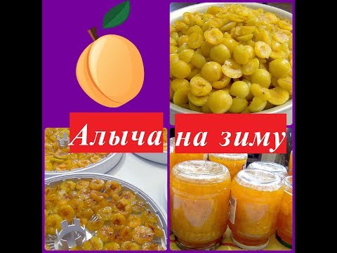 Видео: Заготовки из алычи на зиму.Сушка, джем.
