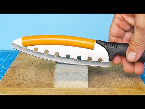 Видео: Миллионы людей не знают этого секрета. Как заточить нож до бритвенной остроты всего за 2 минуты