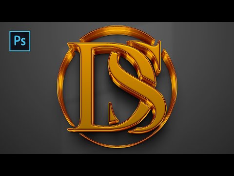 Видео: Создайте привлекательный логотип с золотой типографикой с помощью Photoshop!