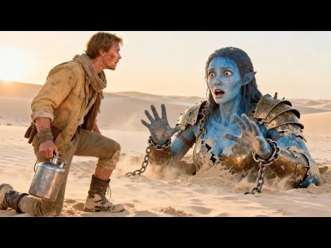 Видео: Он нашёл наполовину зарытую великаншу в пустыне — она зашипела: Не приближайтесь. Твой запах  смерть