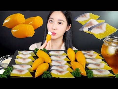 Видео: МУКБАНГ Икра Летучей Рыбы В Кальмарах + Сашими Икра Сельди | Real Sound MUKBANG |АСМР| EATING SOUND