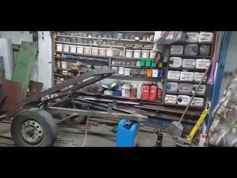 Видео: Прицеп на мотоблок. Часть 2.