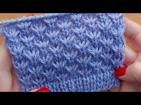 Видео: Красивый, 👍тёплый узор спицами для свитера, кардигана, джемпера, туники.