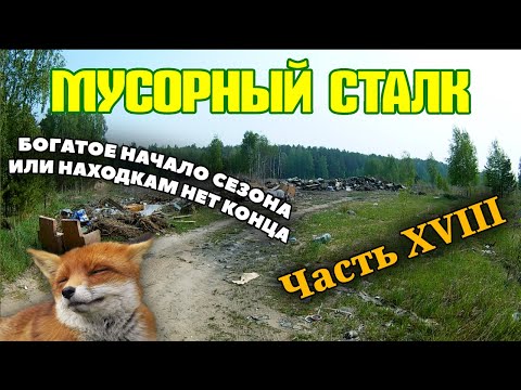 Видео: Мусорный сталк (поймал фортуну за хвост, просто горы находок, еле все загрузил). Часть XVIII.