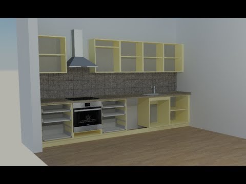 Видео: 60 минут и AutoCAD. Кухня в автокад