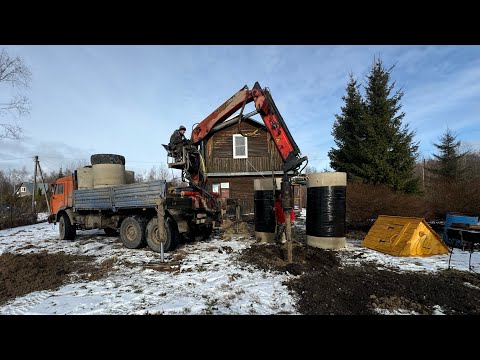Видео: Бурение колодца машиной в снт Луч Лотошинский район
