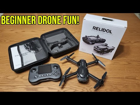 Видео: Самый удобный для новичков дрон, которым можно управлять? | RELIDOL PK01