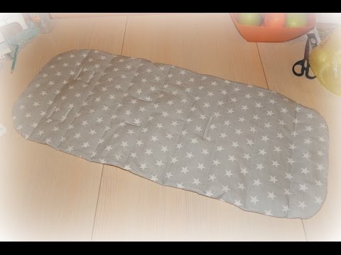 Видео: №63 Матрасик с прорезями в коляску от Ербягиной Светланы