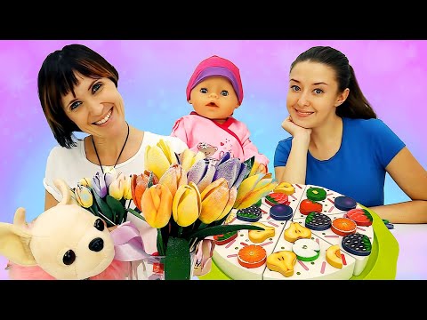 Видео: Видео с куклами. Беби Бон. Веселая Школа и Маша Капуки Кануки