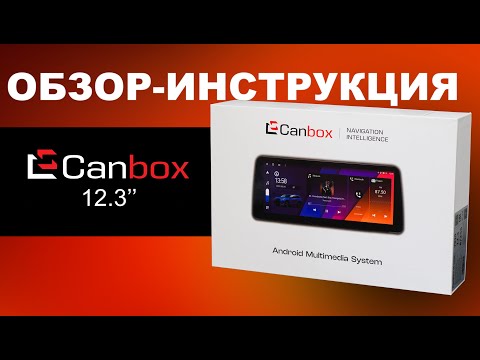 Видео: Обзор-инструкция для магнитол Canbox 12.3 дюйма