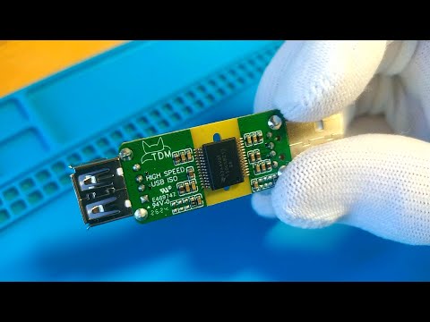 Видео: Быстрый USB Изолятор 480МБит/c