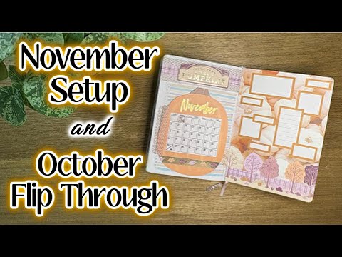 Видео: 🪼 Просмотр разворотов на октябрь и настройка календаря на ноябрь 🪼