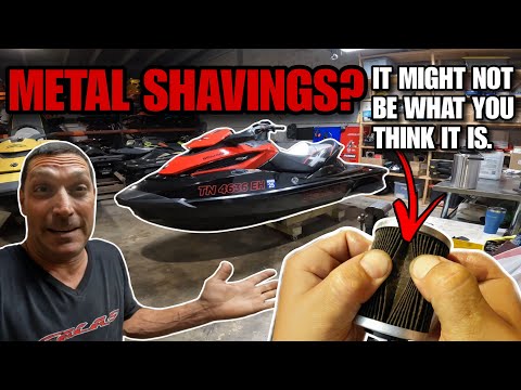Видео: Ему сказали, что нужен новый двигатель. Металлическая стружка внутри масляного фильтра | Sea-Doo ...