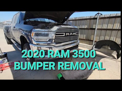 Видео: 2019-2023 Ram 2500 3500 как снять передний бампер